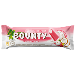 "BOUNTY" мороженое молочное малина-личи